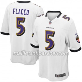 Maillot Baltimore Ravens Joe Flacco 5 Nike Blanc - Homme